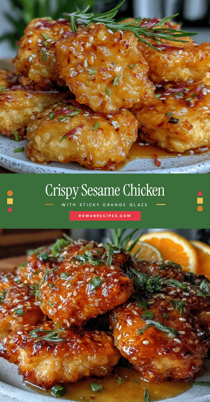 crispy sesame chicken recipe