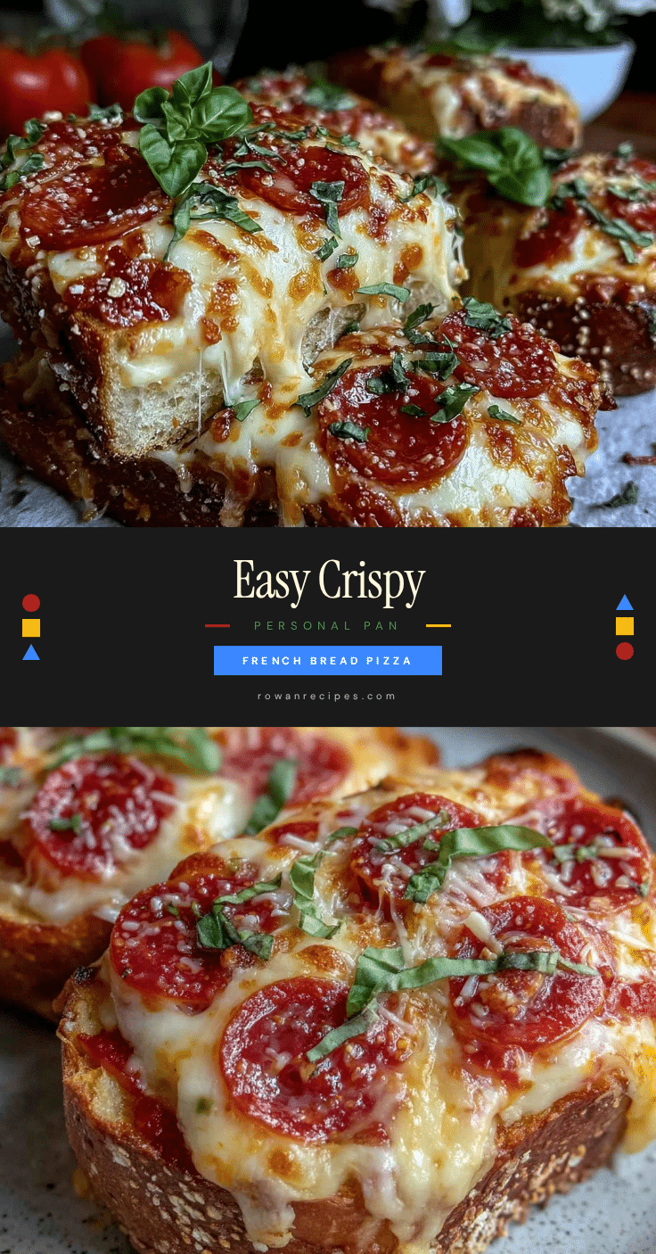 easy crispy personal pan french bread pizza recipe