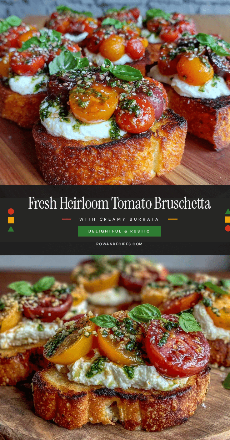 fresh heirloom tomato bruschetta recipe
