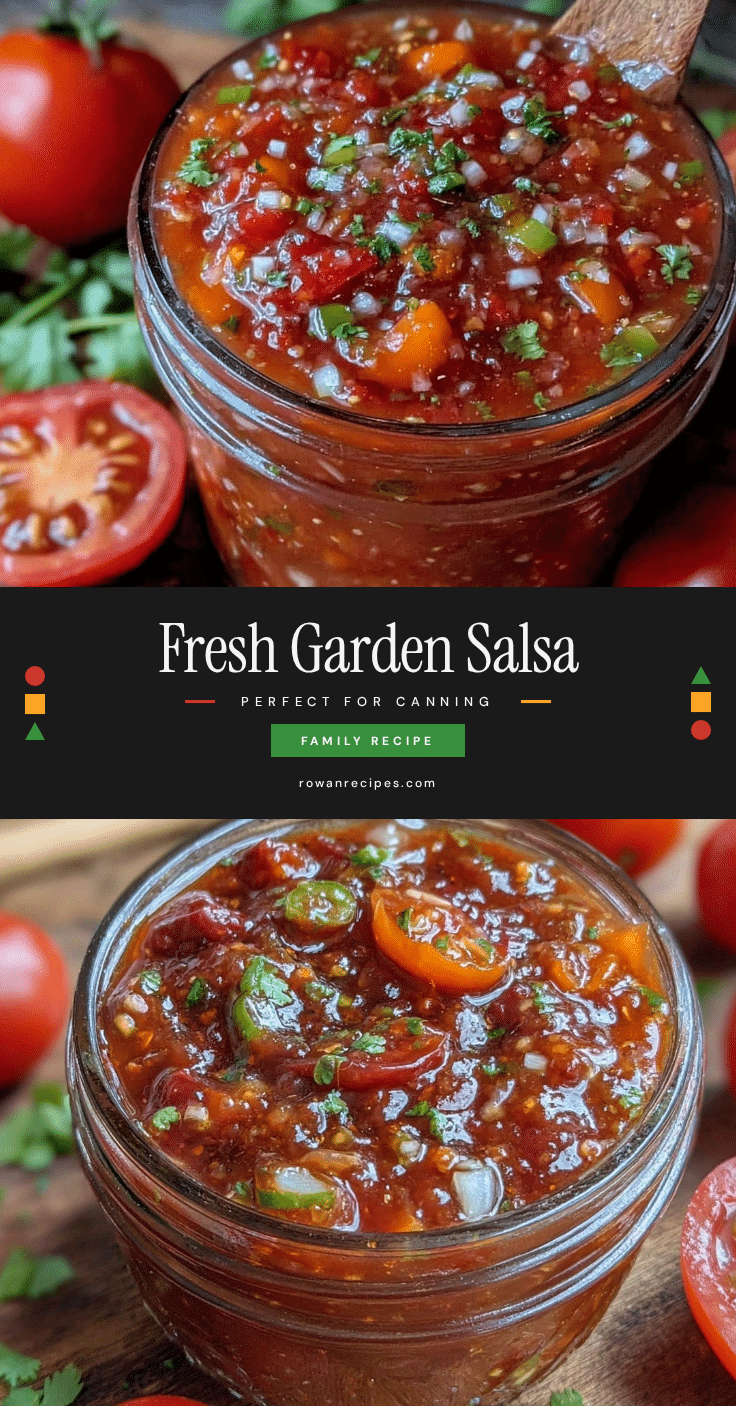fresh homemade salsa for canning recipe