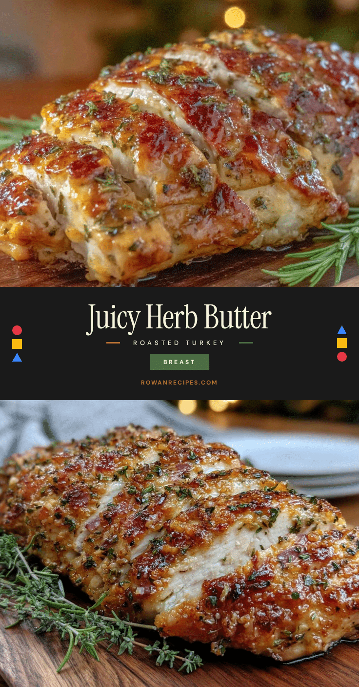 herb butter roasted turkey breast recipe