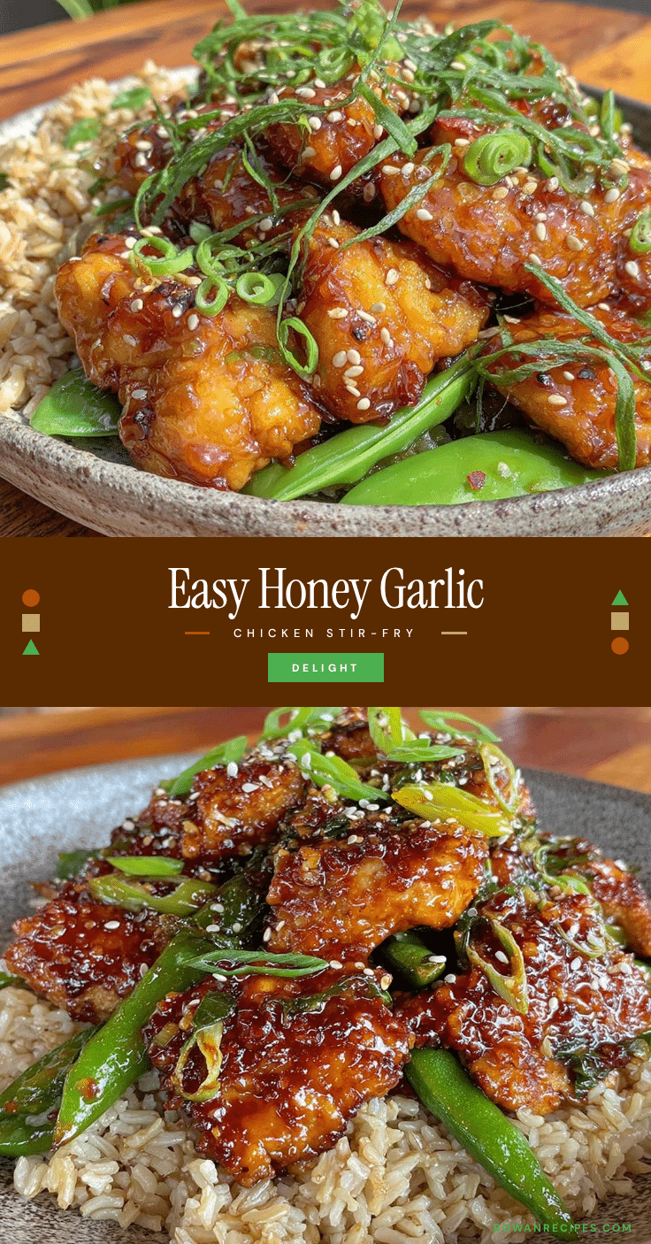 honey garlic chicken stir-fry recipe