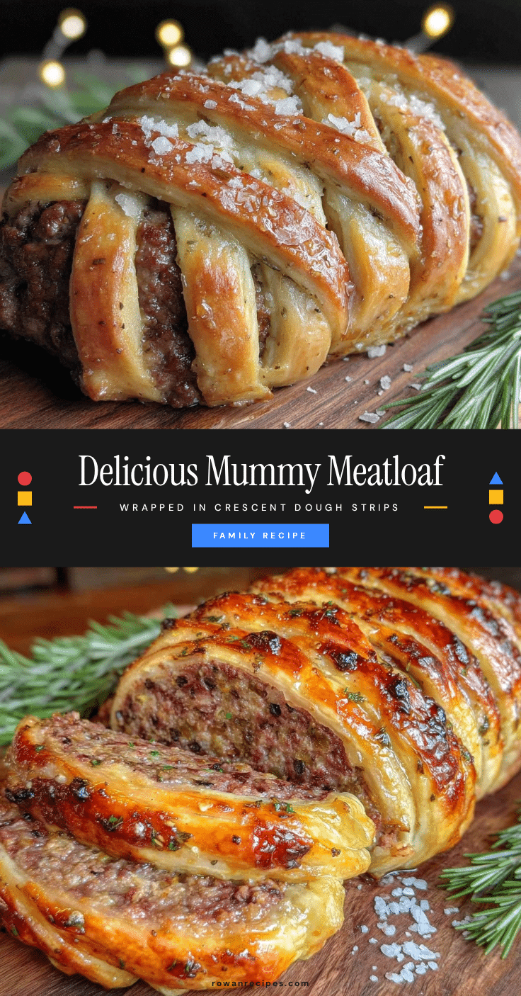 mummy meatloaf crescent dough recipe