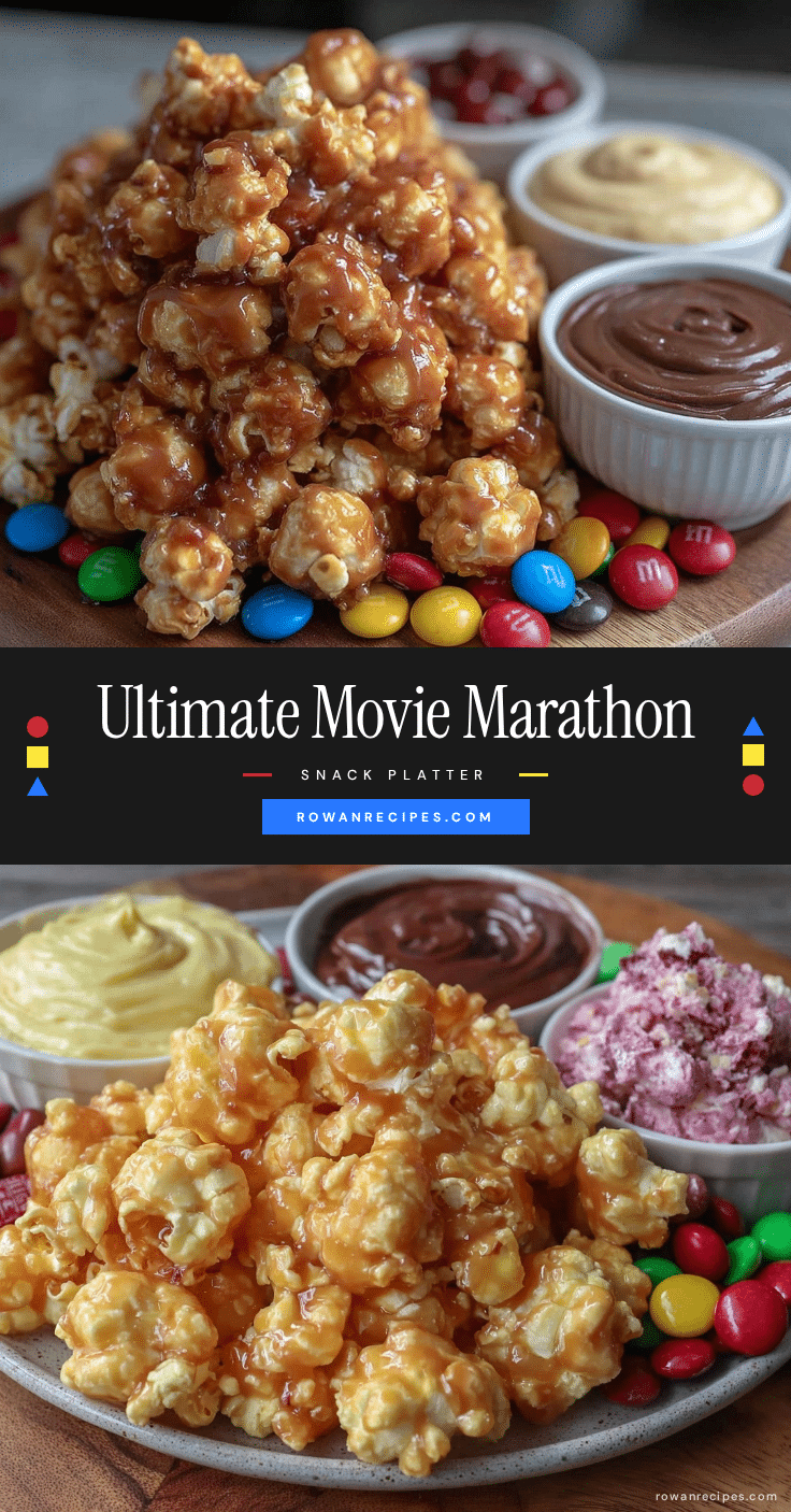 popcorn candy snack platter recipe