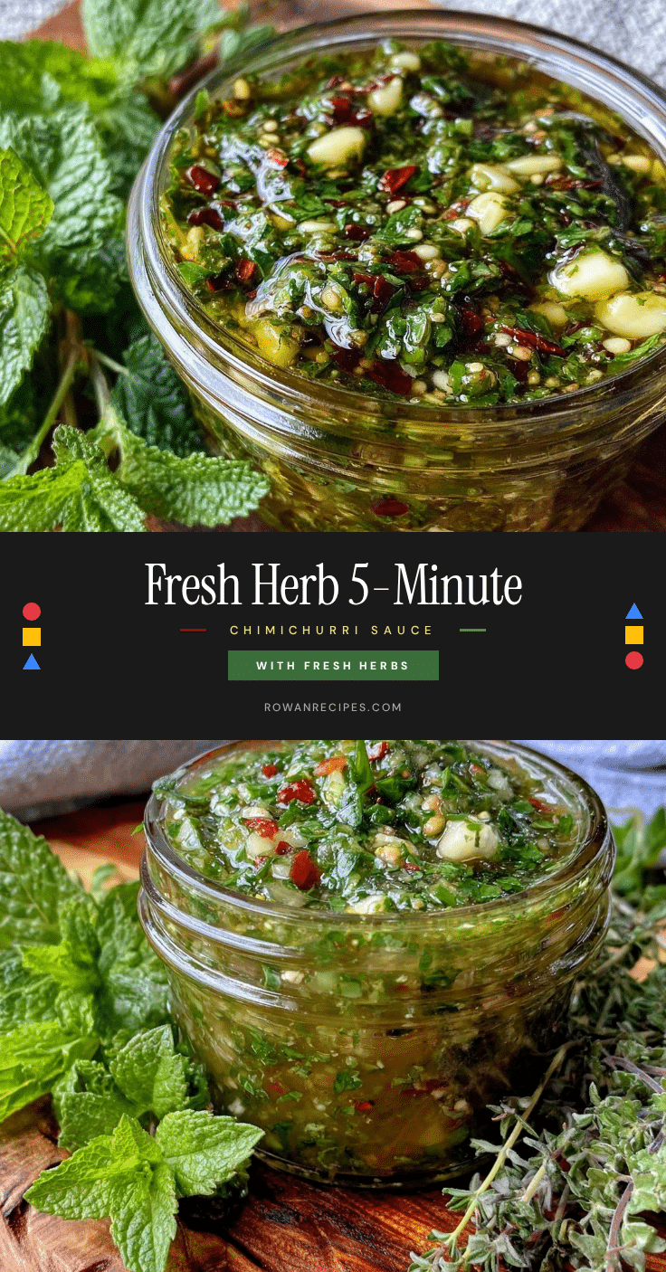 quick blender chimichurri sauce recipe