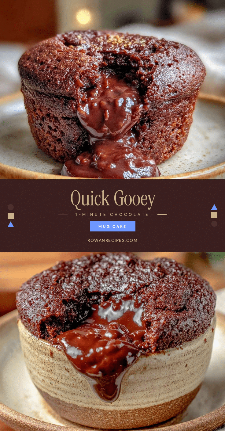 quick gooey chocolate mug cake recipe