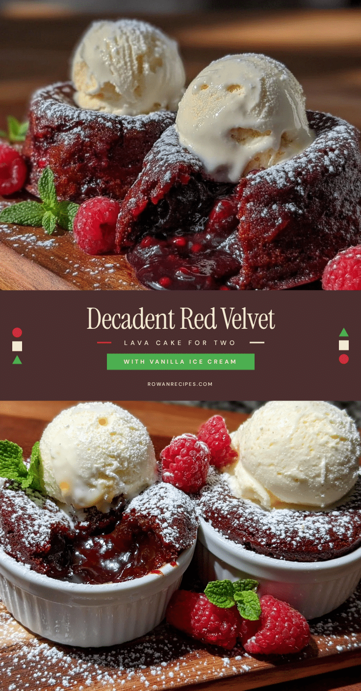 red velvet lava cake recipe