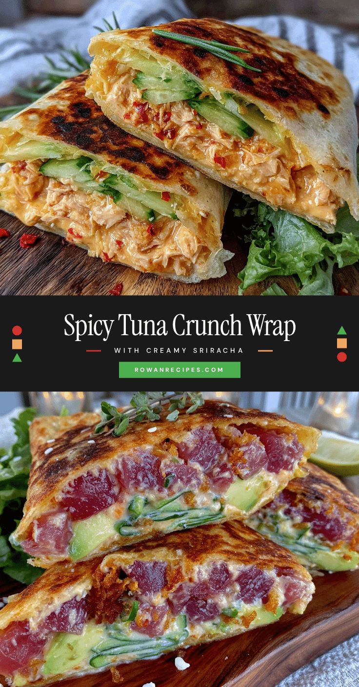 spicy tuna crunch wrap recipe