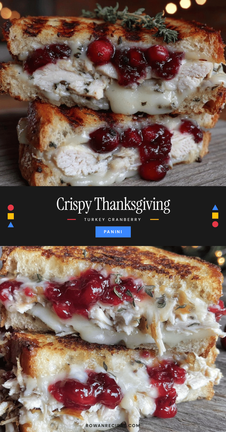 thanksgiving leftover turkey cranberry panini recipe