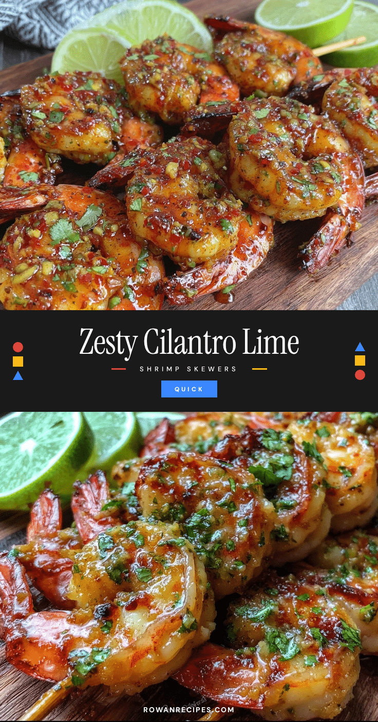 cilantro lime shrimp skewers recipe