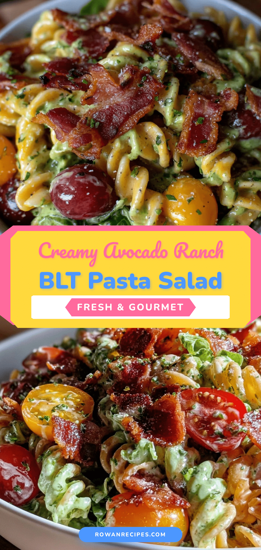creamy BLT pasta salad recipe