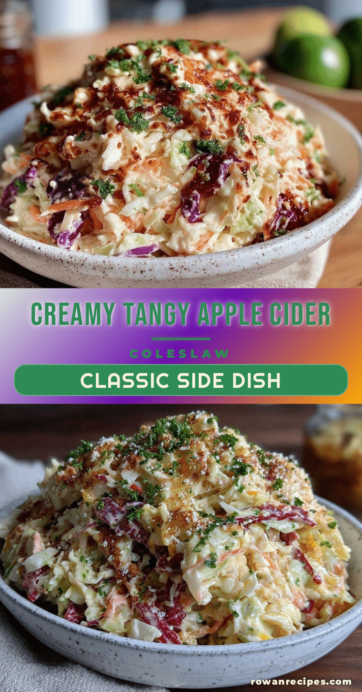 creamy coleslaw with apple cider vinegar recipe