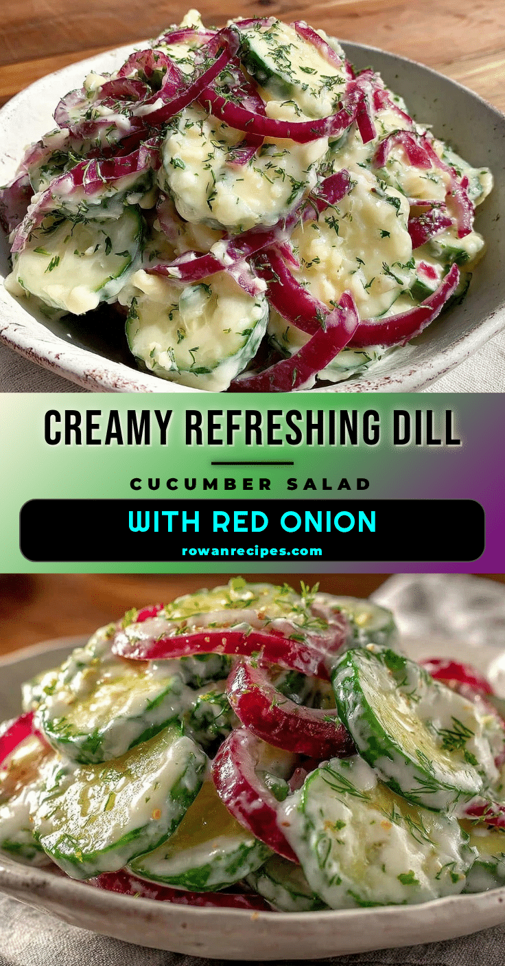 creamy dill cucumber salad recipe