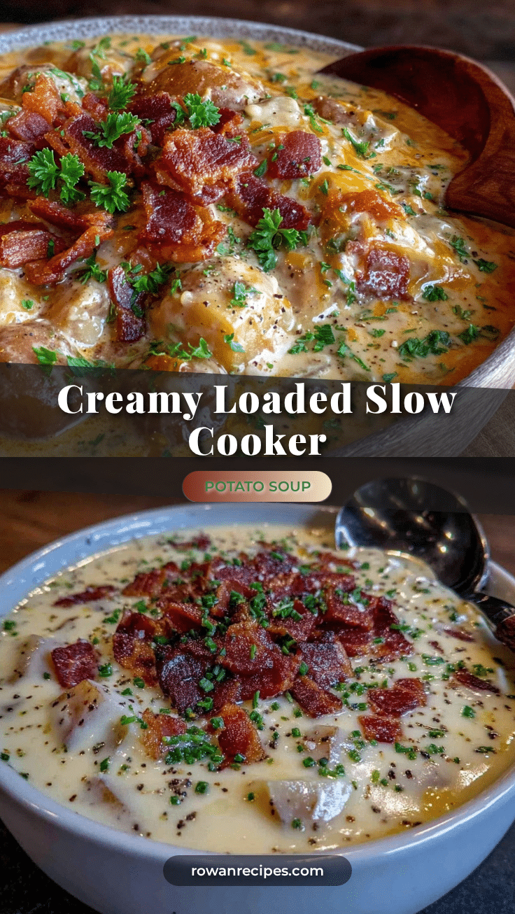 creamy loaded baked potato soup slow cooker recipe recipe