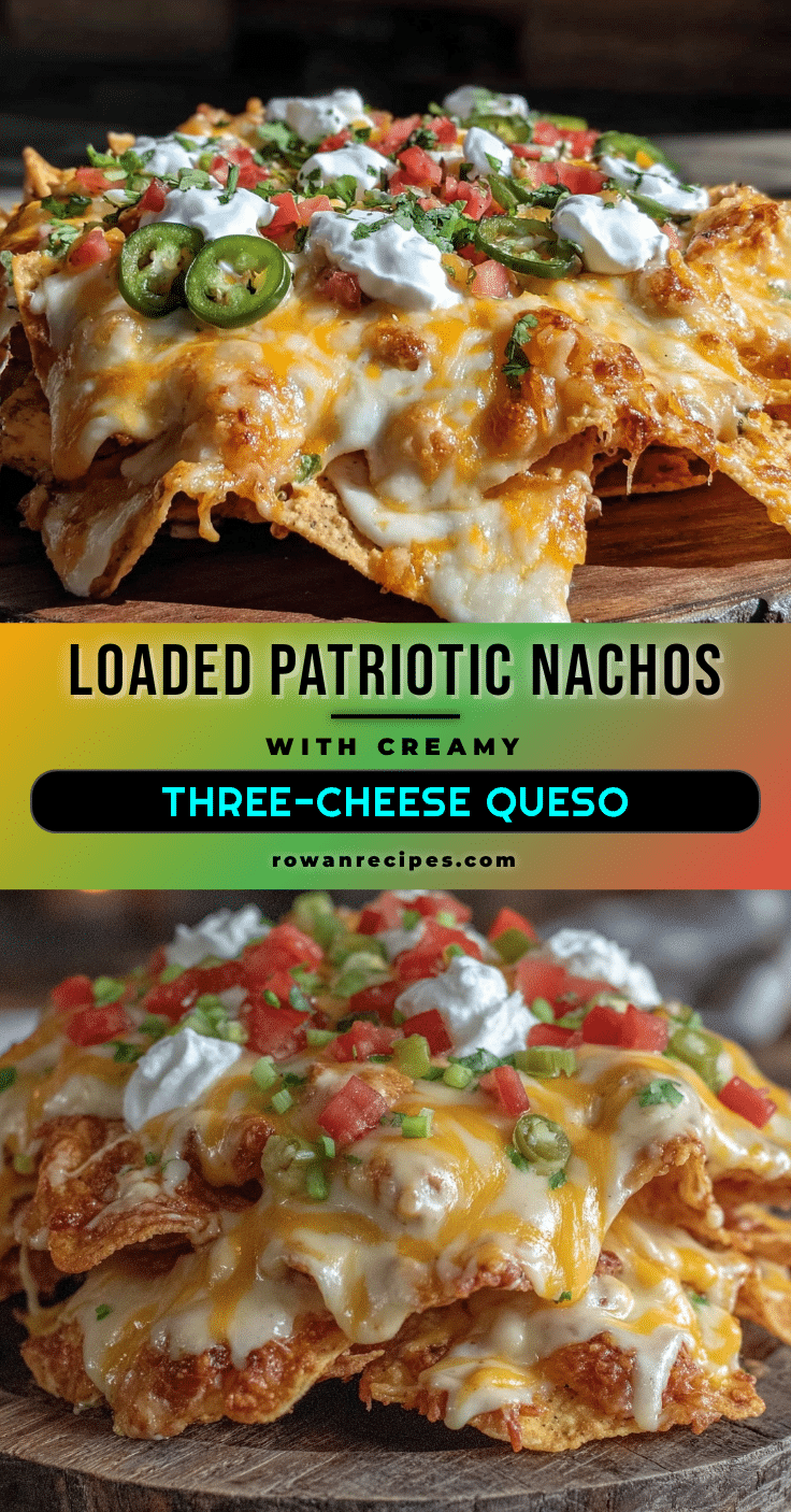 creamy loaded patriotic nachos recipe
