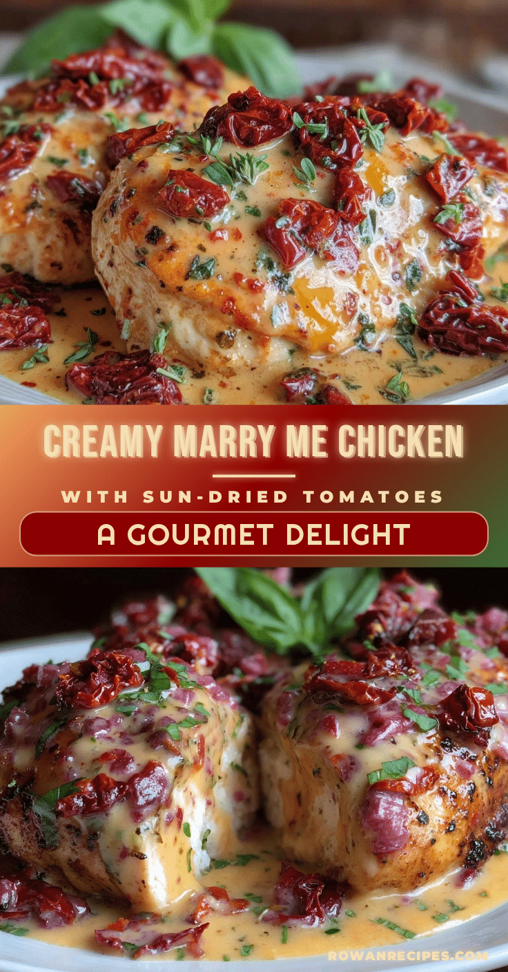 creamy marry me chicken recipe