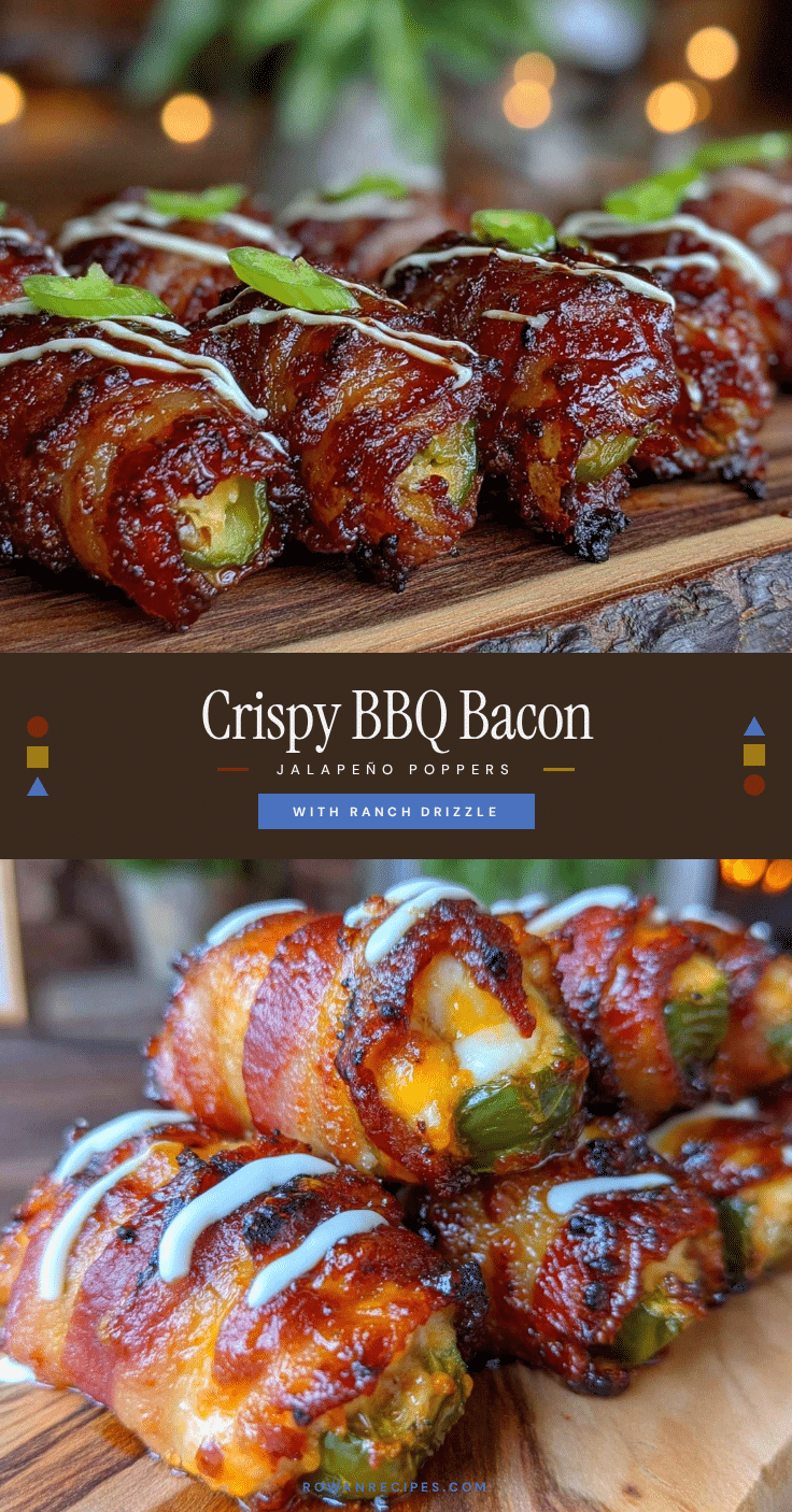 crispy bbq bacon-wrapped jalapeño poppers recipe