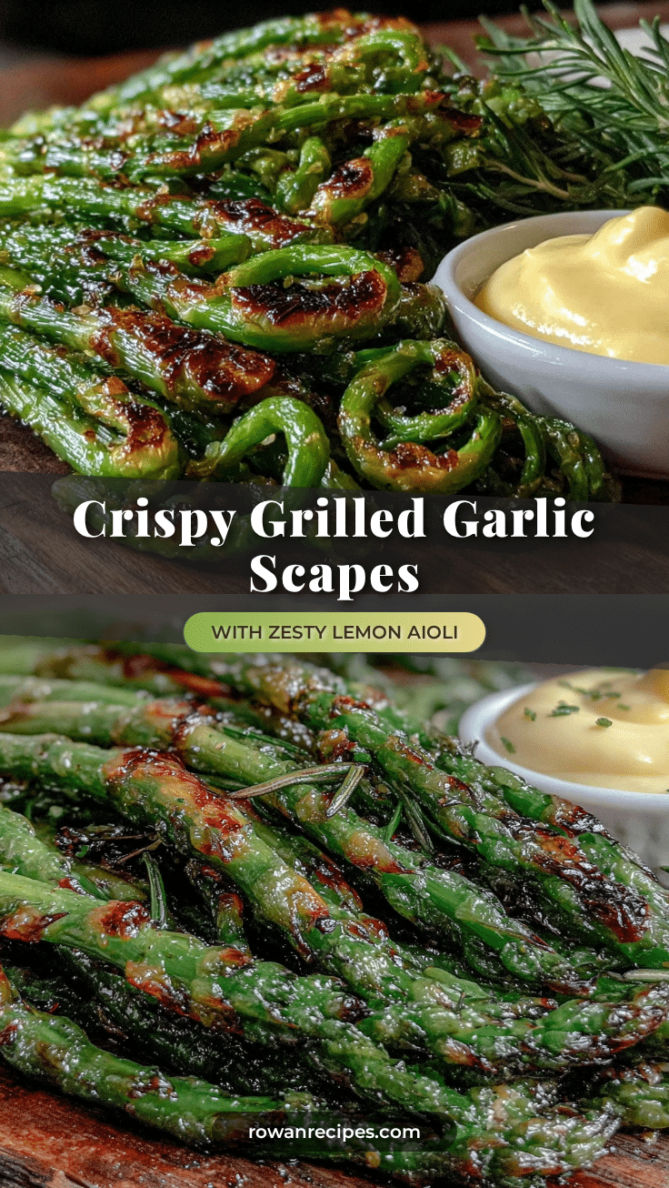 crispy grilled garlic scapes recipe