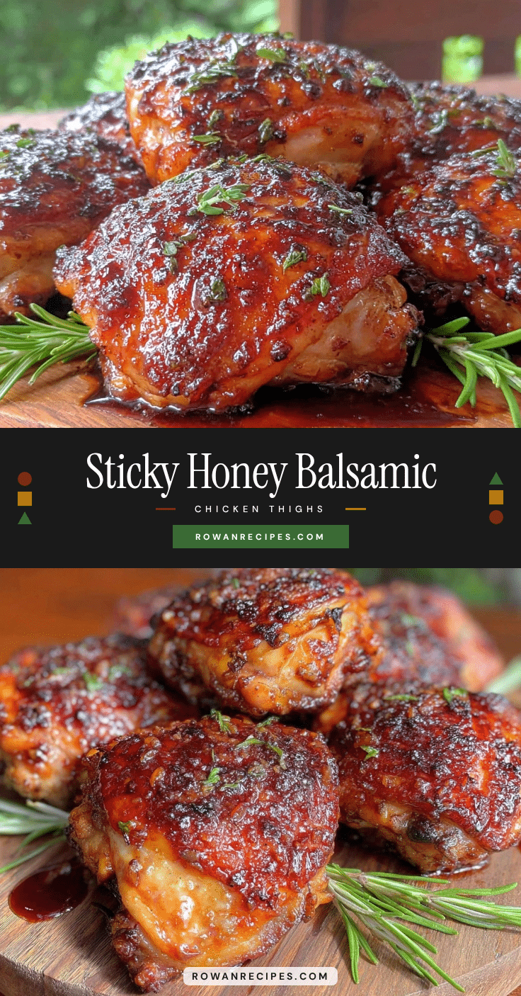 crispy honey balsamic chicken thighs recipe