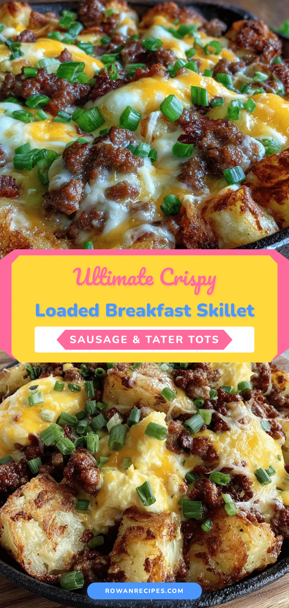 crispy ultimate loaded breakfast skillet recipe