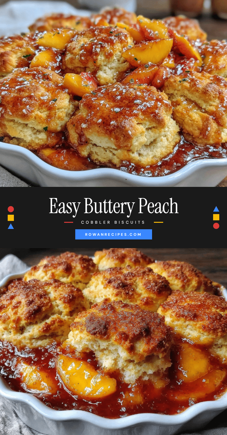 easy buttery peach cobbler recipe