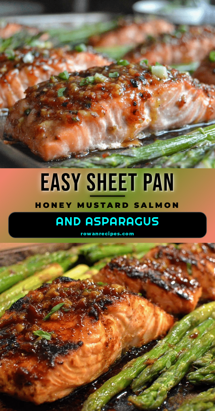 easy sheet pan honey mustard salmon recipe