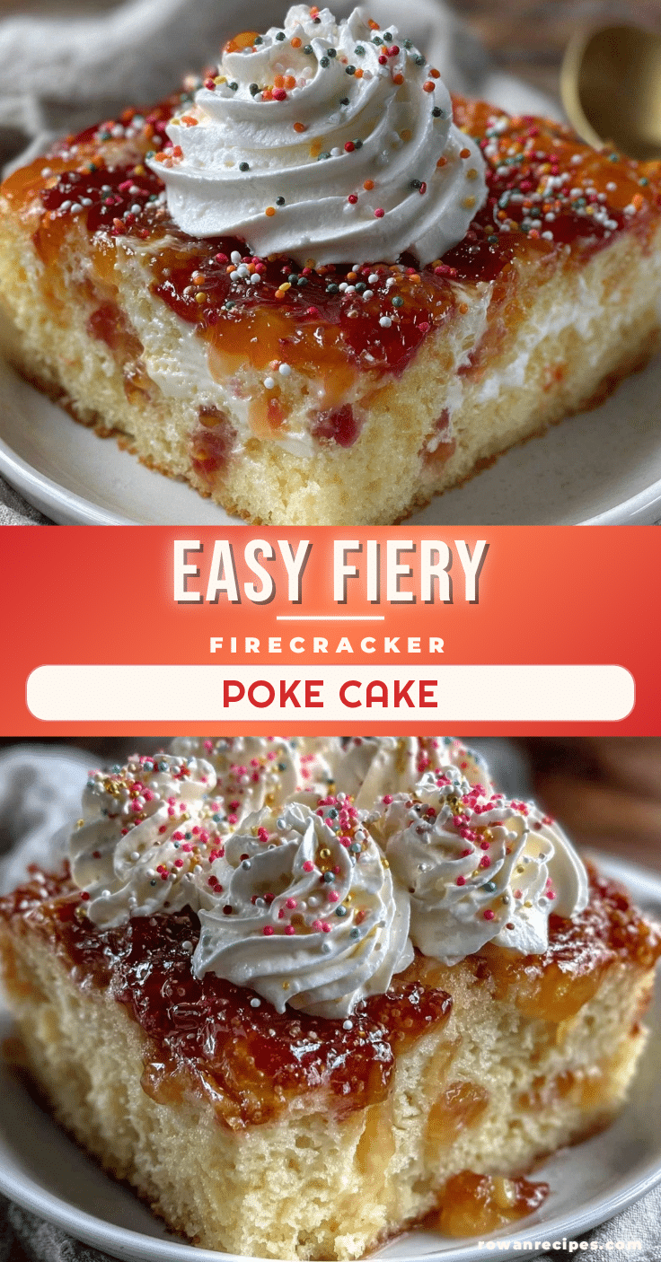 fiery firecracker poke cake recipe