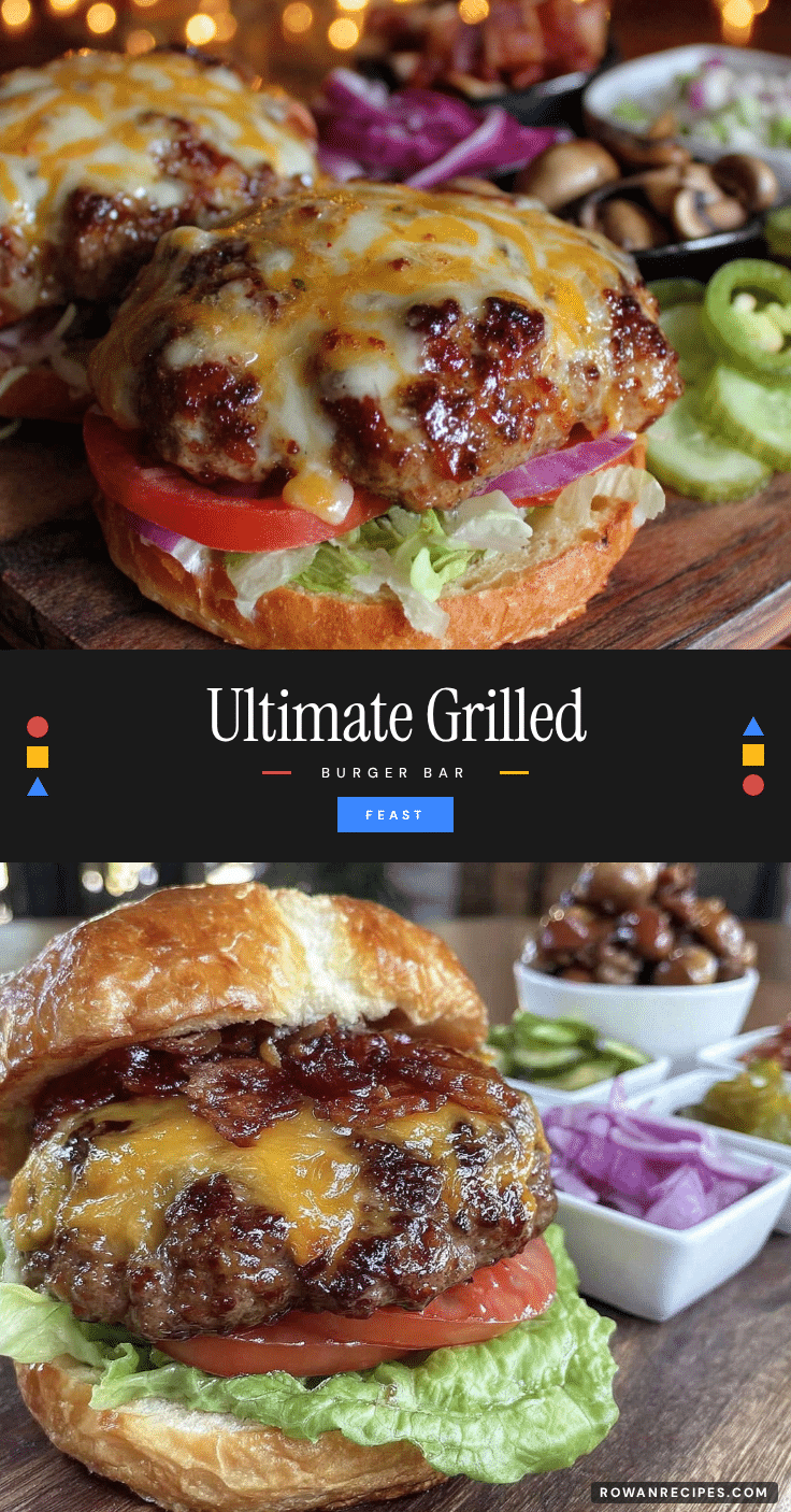 flavorful grilled burger bar recipe