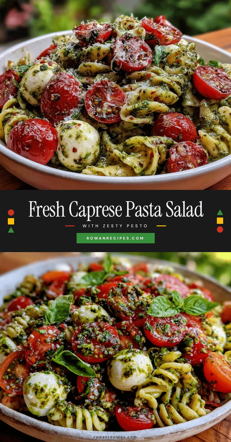 fresh caprese pasta salad recipe