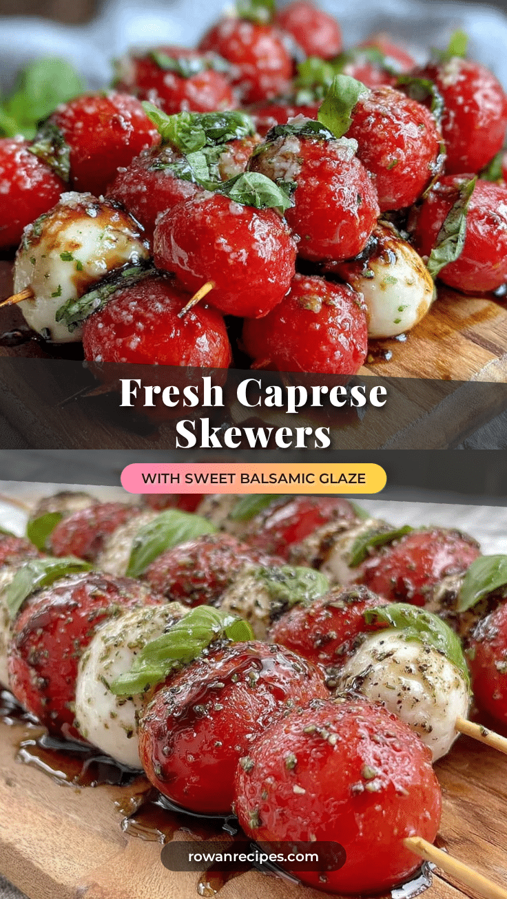 fresh caprese skewers recipe