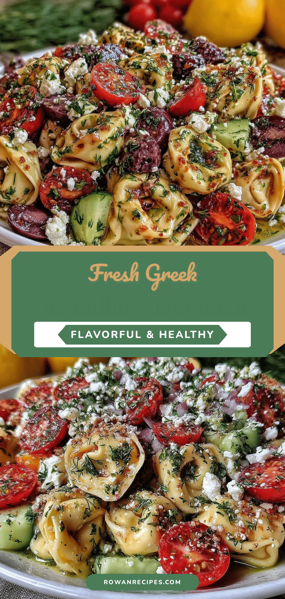 fresh greek tortellini pasta salad recipe