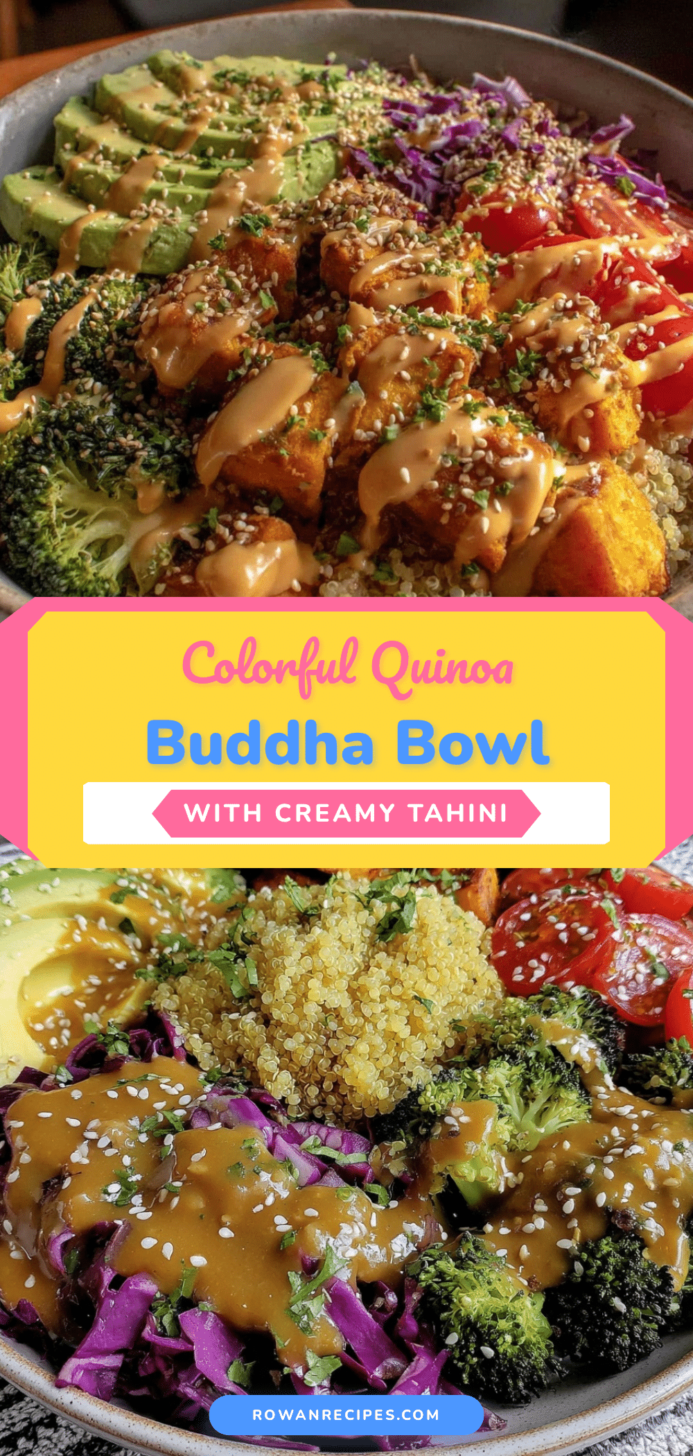 fresh quinoa buddha bowl recipe