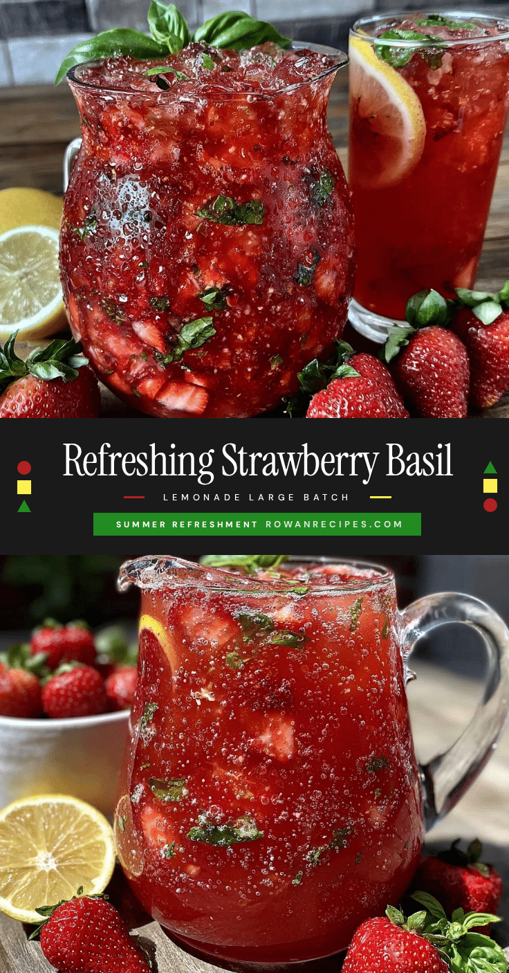 fresh strawberry basil lemonade recipe