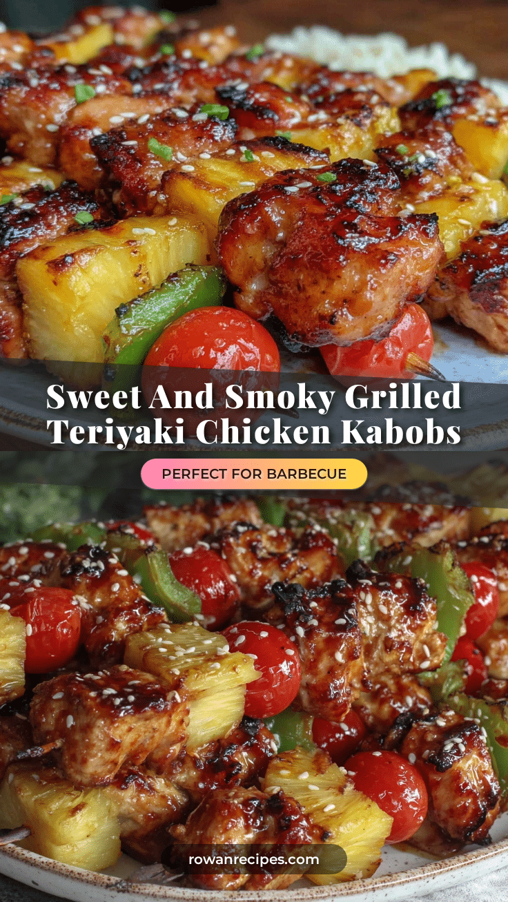grilled pineapple teriyaki chicken kabobs recipe