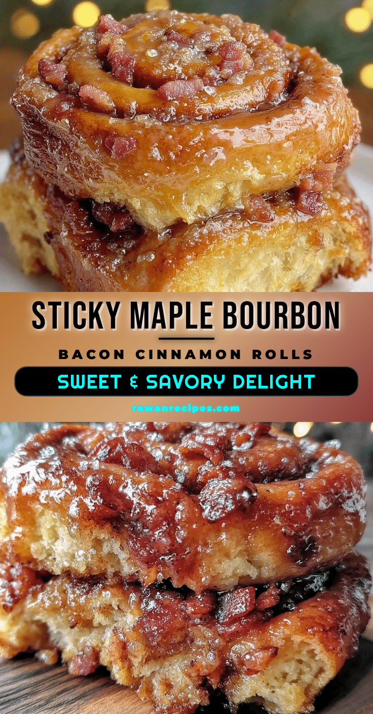 maple bourbon bacon cinnamon rolls recipe