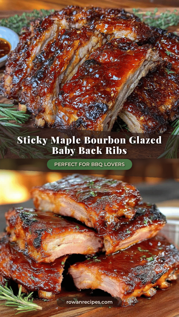 maple bourbon glazed baby back ribs recipe