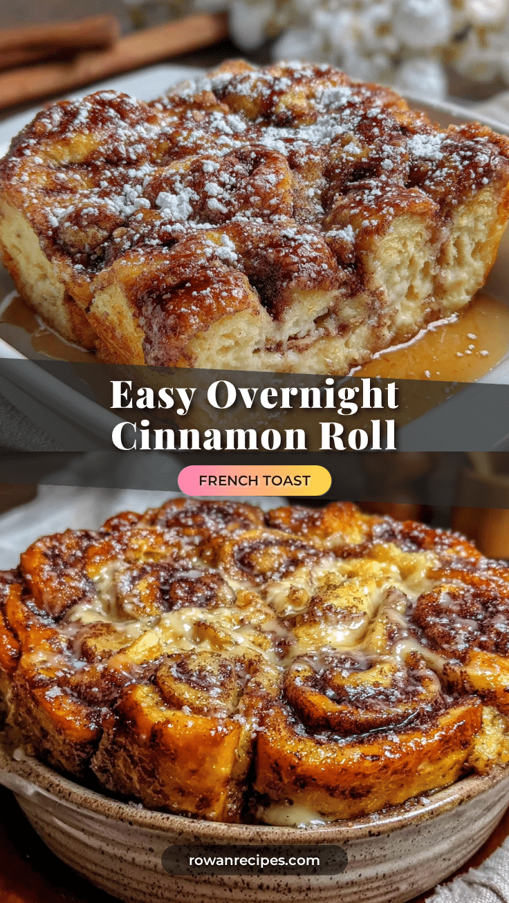 overnight cinnamon roll french toast casserole recipe