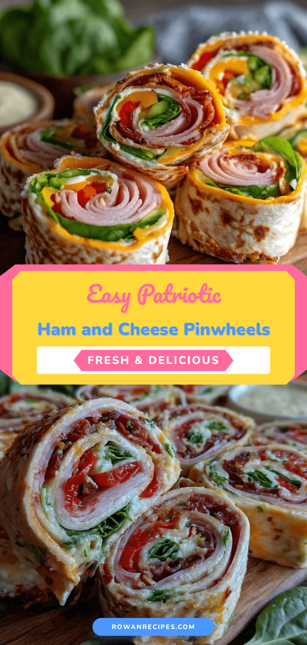 patriotic pinwheel sandwiches recipe