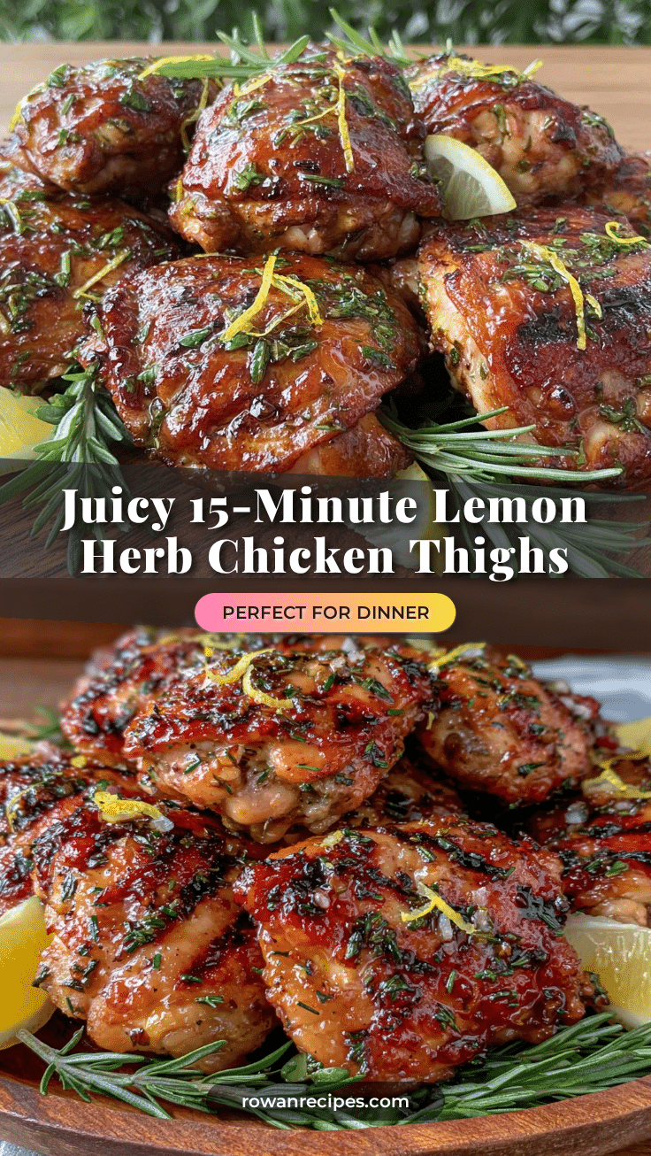 quick grilled lemon herb chicken thighs recipe