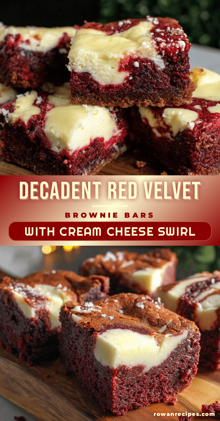 red velvet brownie bars recipe