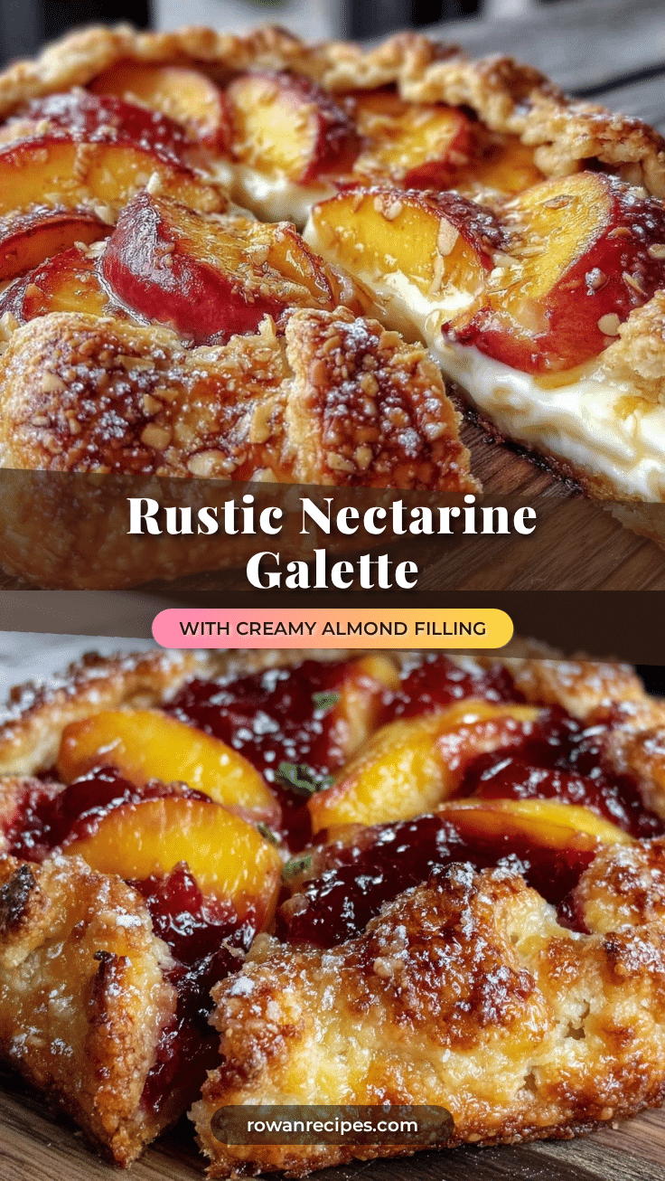 rustic nectarine galette recipe