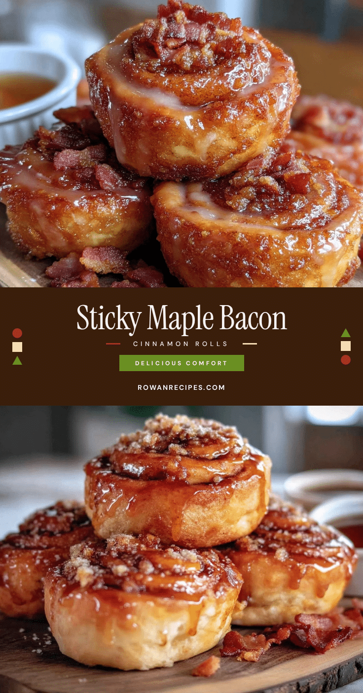 savory maple bacon cinnamon rolls recipe