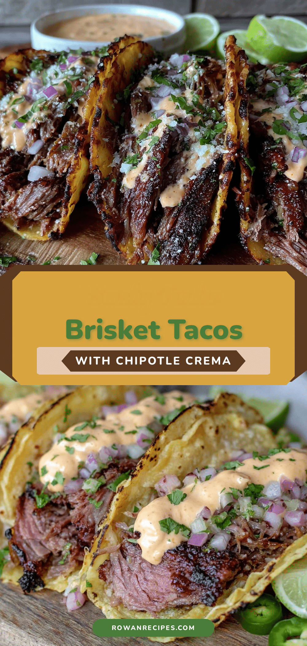 savory smoked brisket tacos recipe