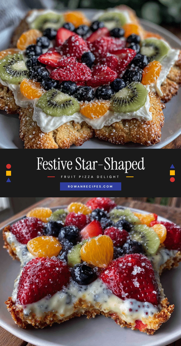 star-shaped fruit pizza recipe