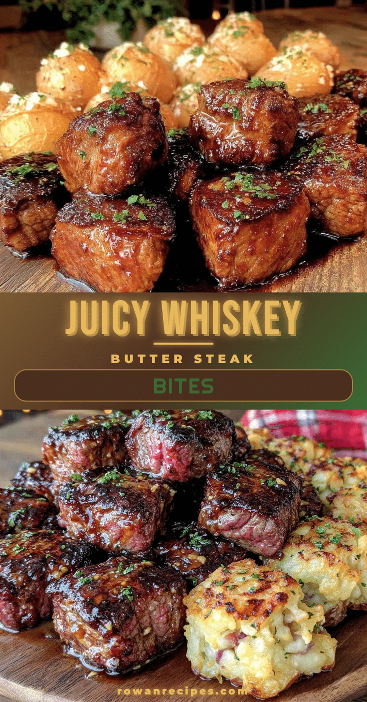 whiskey butter steak bites recipe