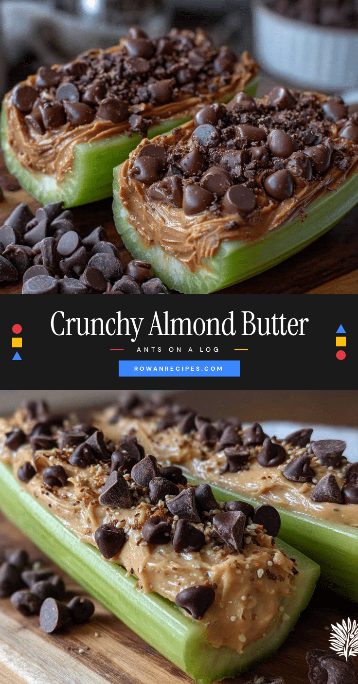 almond butter ants on a log recipe