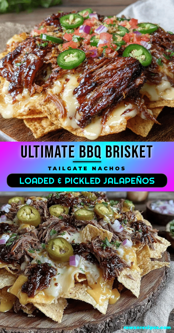 BBQ brisket tailgate nachos recipe