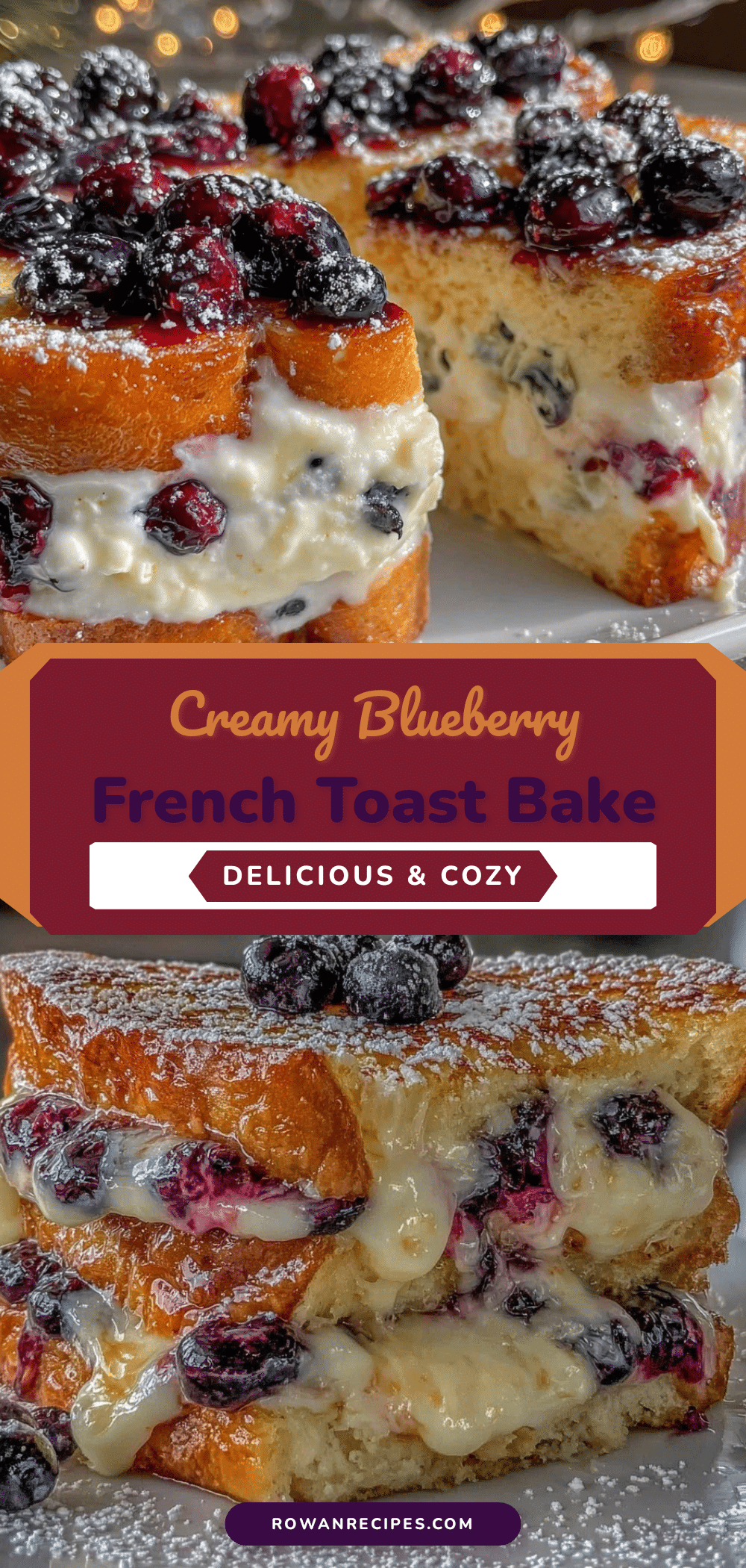 blueberry cream cheese french toast bake recipe