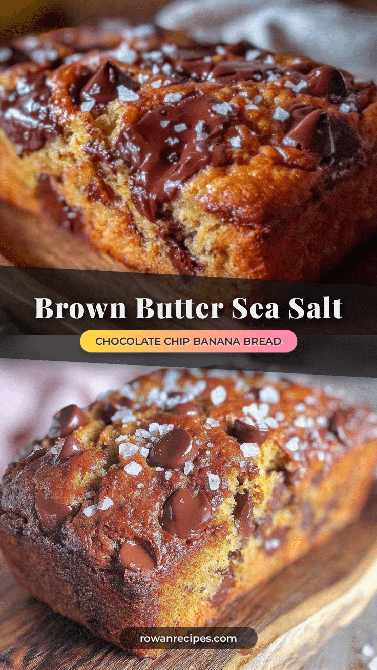 brown butter chocolate chip banana bread recipe