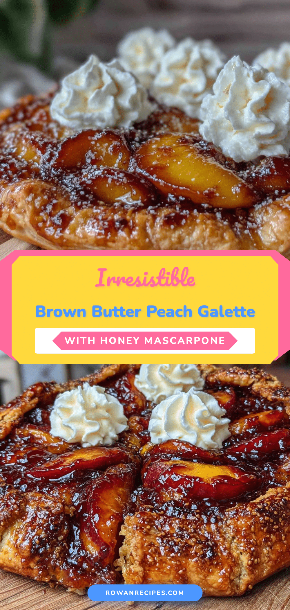 brown butter peach galette recipe